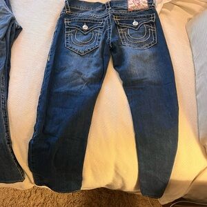 True Religion Dark Blue Boot Cut Jeans
